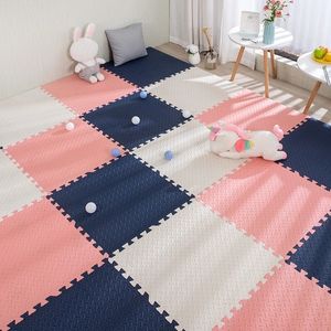 Spela Mats Foam Spela Mat Baby Puzzle Mat Play Mat Kids Interlocking Tracks Tiles Rugs Golvplattor Toy Carpet Mjuk matta klättring Pad Eva 230417