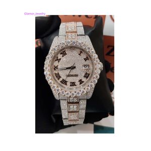 41mm designer Shiny VVS Clarity Wrist Watches With Pass Diamond Tester Tillverkare Exportör Leverantör Grossist Low Price India