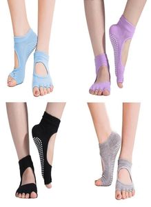 真新しいToeless Yoga Pilates Socks Non Slip Skid with Pilates Barre Dance for Women1468623