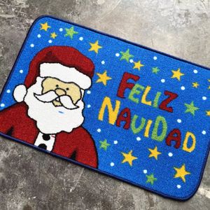 Halı tasarımcısı halı Noel oda dekor yatak odası banyo Noel Baba Kardan Adam Halı Yatak Banyo