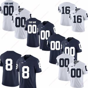 Personalizado Penn State Nittany Lions College Football Jerseys Juventude Homens Mulheres 8 John Dunmore Michael Johnson 14 Sean Clifford Parson Saquon Barkley PSU Jersey