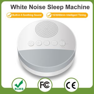 Baby Monitor Camera Baby White Noise Sleep Machine inbyggt 6 Soothing Sound Soft Breath Light Timed Sleep Machine Sound Player 230418