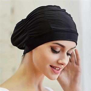 Kaps kvinnors unisex långa hår duschhatt mopp ingen storlek pool sport elastisk nylon turbin p230531