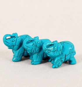 DingSheng Natural Crystal Quartz Stone amethyst Elephant Figurine Carving Stone Animal Longevity Turquoise Healing Reiki Stones Cr9416513