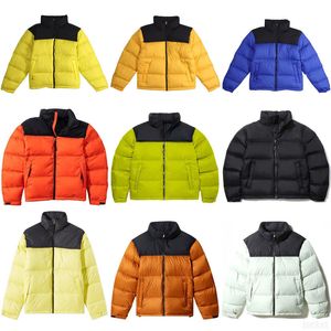 Mensjackor Designer North Winter Puffer Jacket Cotton Womens Jackets Parka Pock Face 700 Brodery Winterjacke Par tjocka varma rockar Winterjacket XXS-5XL