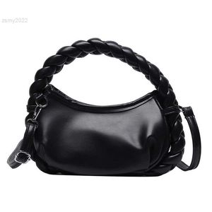 Bolsas de ombro de ombro tecidas bolsas de mão para mulheres 2022 bolsa crescente de luxo bolsa de ombro de luxo bolsas e designer de bolsa bolsa crossbody saco fofo satchel