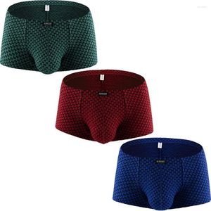 Cuecas ikingsky masculina boxer boxer shorts estiquem roupas íntimas sexy tronco esportivo sob calcinha para homens