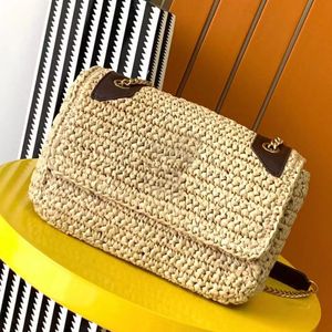 Top superior quality Women Straw bag Designer straw Bag Summer Knitting handbag women bags girls pretty shopper Small Tote