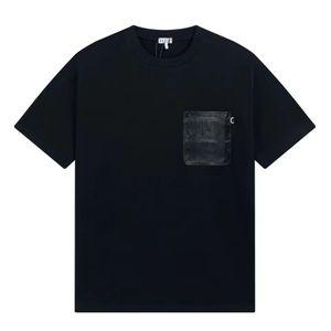 Koszulki mody damskie projektant T-shirt oryginalny loeweshirt loeweve czołg z czołgiem haftowany wzór wiosny/lato krótki rękaw 836
