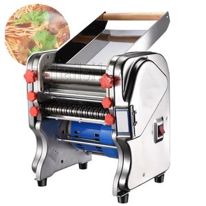 Electric Noodle Press Machine Stainless Steel Noodle Machine Desktop Pasta Dumpling Maker Commercial Kneading Noodle Machine