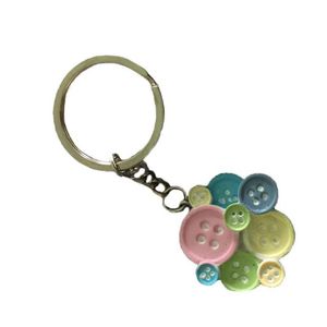 Party Favor Cute Harts Button Form Key Chain Keychain Baby Shower Favors and Gift Souvenir ZA1168 Drop Delivery Home Garden DHBKI