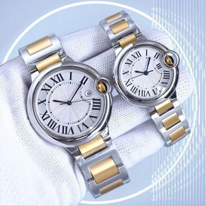 Wristwatch 남자 디자이너 시계를위한 여성 운동 시계보기 파인 스틸 시계 36 40mm Sapphire 방수 커플 블루 풍선 시계 우아한 낭만적 인 휴가 선물 상자