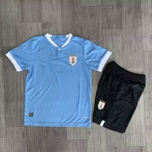 2022 2023 Uruguay Man Kids Soccer Jerseys Sats set 2023 Suarez Cavani Valverde Arrascaeta Maillots de Foot R.Bentancur Gimenez Mens Football Shirt