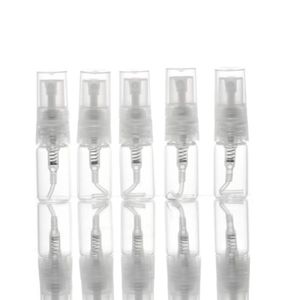 Wholesale 2ML Refillable Atomizer 2CC Mini Essential Oil Perfume Sample Empty Pump Spray Glass Bottle factory outlet