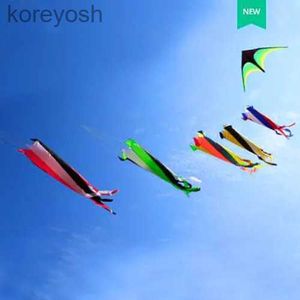 KITE Tillbehör Gratis frakt Rainbow Wind Drakes Outdoor Toys Flying Nylon Sues for Adults drakar Koi Fish Kite Dacron Dekorera utomhusfunl231118