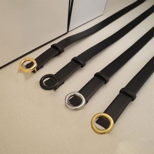 Designer Belt Genuine Leather Belts Man Woman Classic Needle Buckle Gold Sliver Black 4 Color Buckles