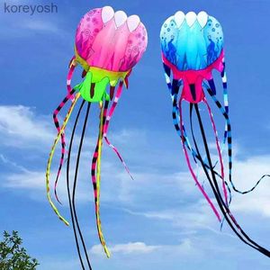 Kite Accessories free shipping soft kite jellyfish kite wind weifang big kite wheel for adults kite albatross inflatable trilobites kiteL231118