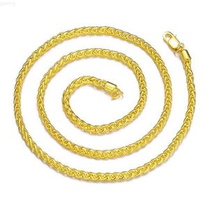 Gioielli fine personalizzata 3mm 10k 14k 18k 24k solido corda d'oro giallo reale di tana cubana da uomo per uomini donne