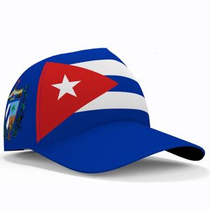 Ball Caps Cuba Baseball Cap Free 3d Custom Made Name Number Team Cu Hat Cub Travel Spanish Nation Ernesto Guevara Flag Cuban Headgear 231118