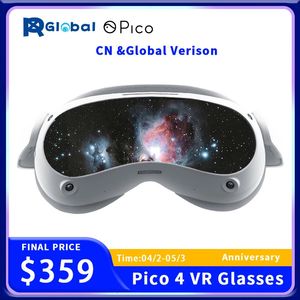 Occhiali 3D Cuffie VR originali Pico 4 CN AllinOne 8G256G FOV105 Realtà virtuale 4K Smart Pico4 Supporto Steam 231117