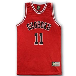 Slam Dunk Shohoku High School No 11 Rukawa Kaede Cosplay SD toppväst Baskettröja342n