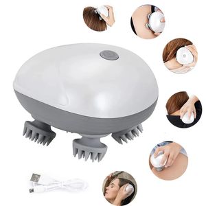 Head Massager Electric Cat Body Health Care Relax Shoulder Leg Arm Neck Deep Tissue Scalp Massage Kneading Vibrating Device 231117