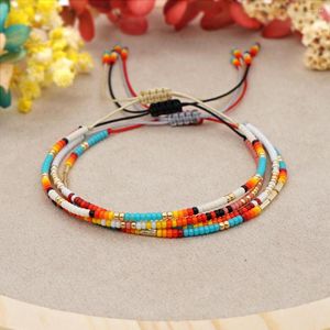 Ссылка браслеты go2boho красочные ручные бусинки Miyuki Beads Bards Accessy Diewelry Bracelet для женщин