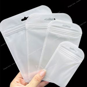 50pcs Thicken Self Sealing OPP Bags Transparent Plastic Storage Pouch with Hang Hole for Jewelry Retail Display Packaging Jewelry AccessoriesJewelry Packaging