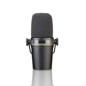 Microfones MV7 Professional Dynamic Podcast Microfone Smartphone Computador Live Wired Mic para Podcasting Gravação Streaming Gaming 231117
