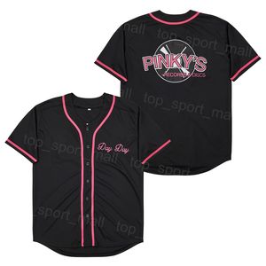 Moive Pinkys Baseball Jersey Record Shop Next Friday Black Pinkys College University Pure Cotton Bottherable Cooperstown Cool Base Vintage Embroidery Uniform