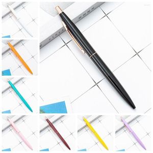 Present Spaver Set Press Pen Colorful Refill School Supply Ballpoint Advertising Rollerball