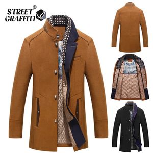 Mens Wool Blends STG Men Brand Winter Warm Jacket Parkas Coat Fashion Autumn Clothing Windproof Woolen Slim Adjustable Vest Male 231118