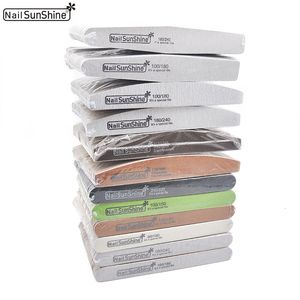 File per unghie 50 pezzi Multi Grit Legno Strong Spesso Spesso di legno di carta vetrata Schema Solfingo Strumenti di manicure Ongle Strumenti di manicure 230417