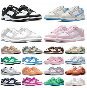 Panda Low, klassische Panda-Schuhe für Männer und Frauen, Turnschuhe, Pink, Athletic Department, Grey Fog, Outdoor-Sporttrainer P1