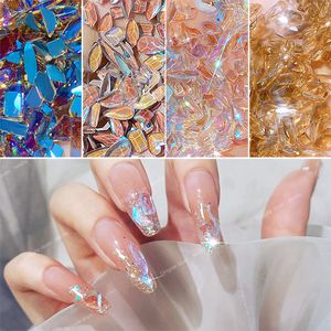100Pcs Mix Rhinestone Crystal AB Charm Luxury Nail Art Flatback Gems for Nail 3D Decorations Glitter Manicure Nail Gems DIY 2021 Nail ArtRhinestones Decorations