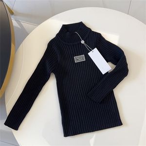 Baby Girl Designer Autumn and Winter New Classic Klasyczne sweter z długimi rękawem Kraina Knit Casual Fashion Brand dla dzieci Rozmiar 110-160 cm J01