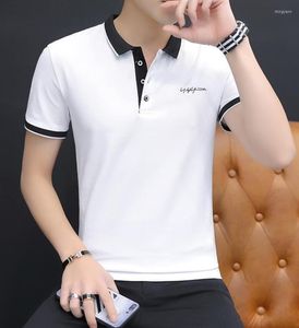 Männer T-shirts 2023 ZNG Sommer Kleidung Männer Polo Shirt Business Casual Feste Männliche Baumwolle Kurzarm