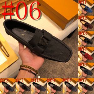 1-40MODELLO Taglia 38-47 Mocassini da uomo di design di lusso Scarpe Mocassini morbidi Scarpe estive Uomo Scarpe da uomo di alta qualità Scarpe casual da guida in vera pelle scamosciata