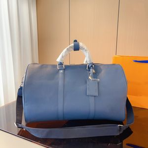 дорожный рюкзак высшего качества, роскошная дизайнерская спортивная сумка, мужская и женская модная сумка, сумка большой вместимости, классическая холщовая кожаная сумка с принтом и покрытием, сумка-интернат