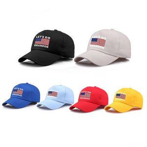 Ball Caps Lets Go Brandon Cotton Print Baseball Cap Personalized American Flag Outdoor Sun Hat Drop Delivery Fashion Accesso Dhgarden Dhagi