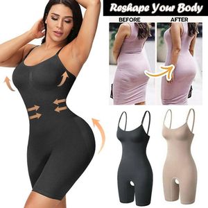 Shapers feminino Shapewear para mulheres Treinador de cintura Full Corpo Shaper Bodyless Bodysuit Briefer FAJA Bulfetão de controle de barriga