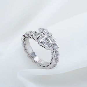 Viper Snake Ring Open Diamond Ring 16 Style Titanium Steel Unisex Rings for Men and Women Couples mode Fade Never Fade smycken Tillbehör