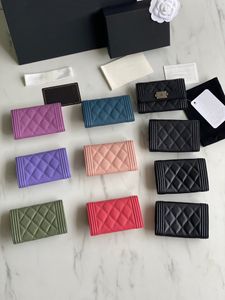 Purses Designer Woman Handbag Designer Wallet Luxurys Väskor Guid Purese Credit Card Holder Passport Mini Coin Pures Cardholder Wallet 10a Bästa kvalitet med låda