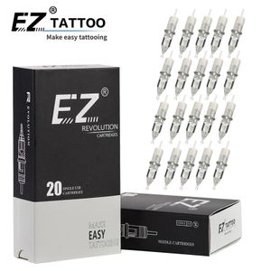 Tattoo Needles EZ Revolution Ink Cartridge Needle Round Liner RL #12 035 MM #10 030 Long Cone Rotary Machine Supply 20 piecesbox 231117