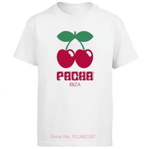 Mens tshirts pacha ibiza unissex gráfico t camisetas de manga curta tshirts moda moda harajuku streetwear oversize verão masculina roupas 230417