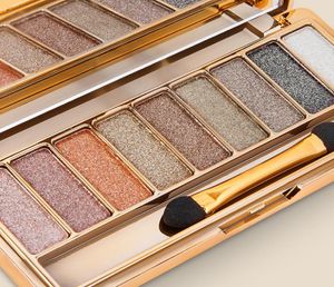 Lameila Dazzle Bright 9 Color Eyeshadow Palette Mousseareyヌードアイシャドウパレットブラックスモーキーアイメイク7358509