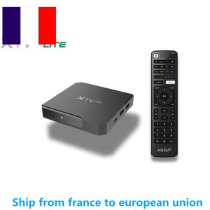 Frrance MeeloとXTV SE2 Lite TV Box Media Android 11 2.4G/5G WiFi Amlogic S905W2 2GB RAM 8GB ROMからの船