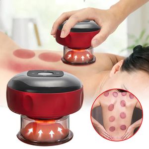 Back Massager Electric Vacuum Cupping Massage Body Cups Anti Cellulite Therapy för Guasha Scraping Fat Burning Slimming 231118