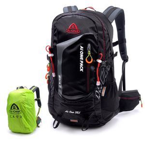 Backpack 38L Ultralight ao ar livre camping backpack com uma bolsa de escalada de escalada de campanha