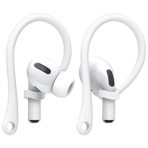 Ganchos de ouvido protetores, ganchos de ajuste seguro para apple airpods pro2 3 2 1, acessórios de fones de ouvido sem fio, silicone esportivo, anti-perda